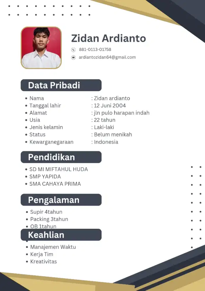 Saya mencari loker
