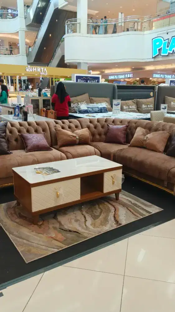 Cicilan sofa mewah bunga mulai 0%