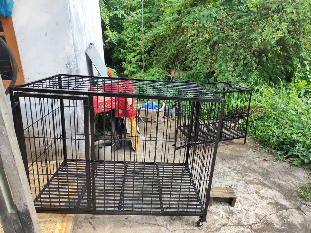 Kandang anjing tempahan