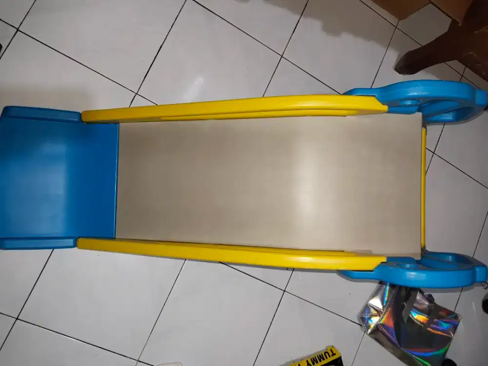Mainan anak perosotan lipat ring basket