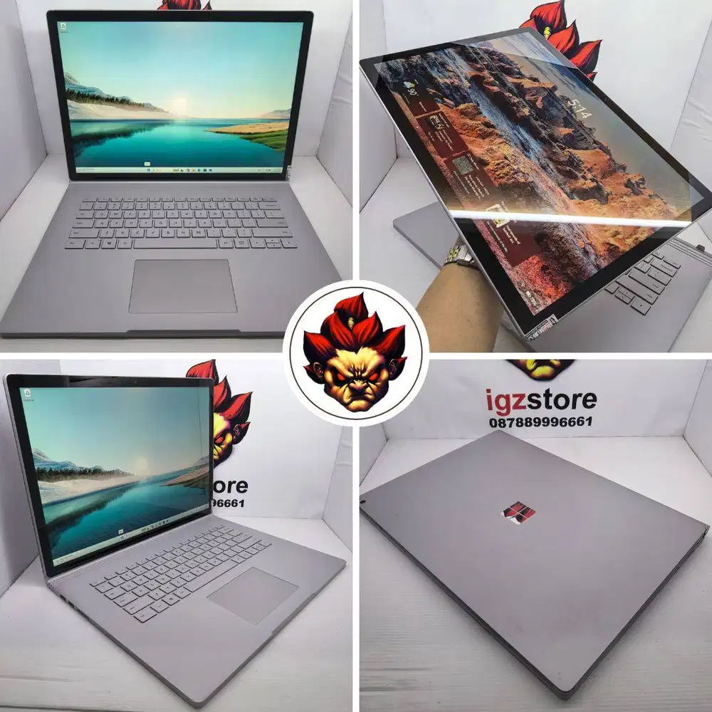 MULUS SIAP COD : Microsoft Surface Book 2 core i7 gen 8 16/1tb Nvidia