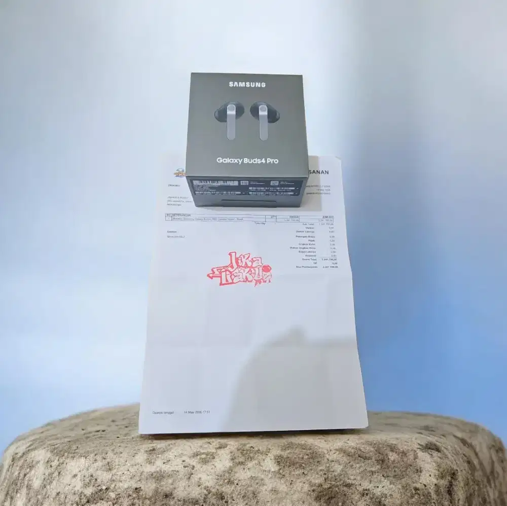 NEW 100% | SAMSUNG GALAXY BUDS4 PRO | BLACK | GARANSI RESMI 1 TAHUN