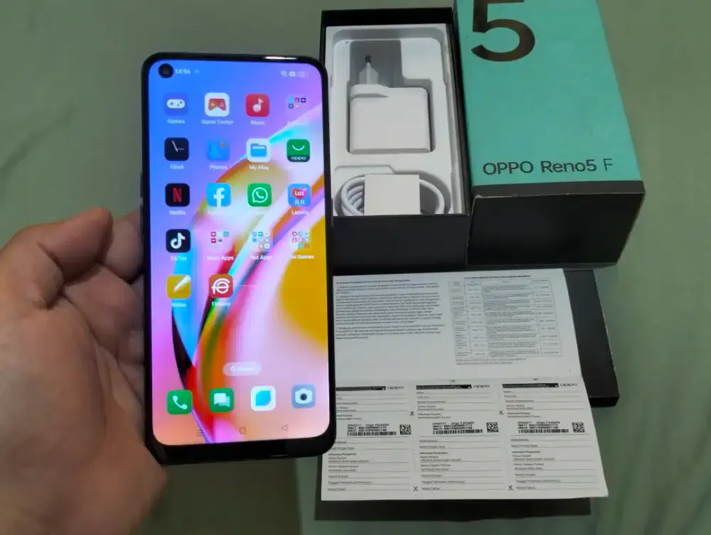 BUTUH UANG OPPO RENO 5F RAM 8GB +4GB / 128GB 4G 6.43in 48MP Helio P95