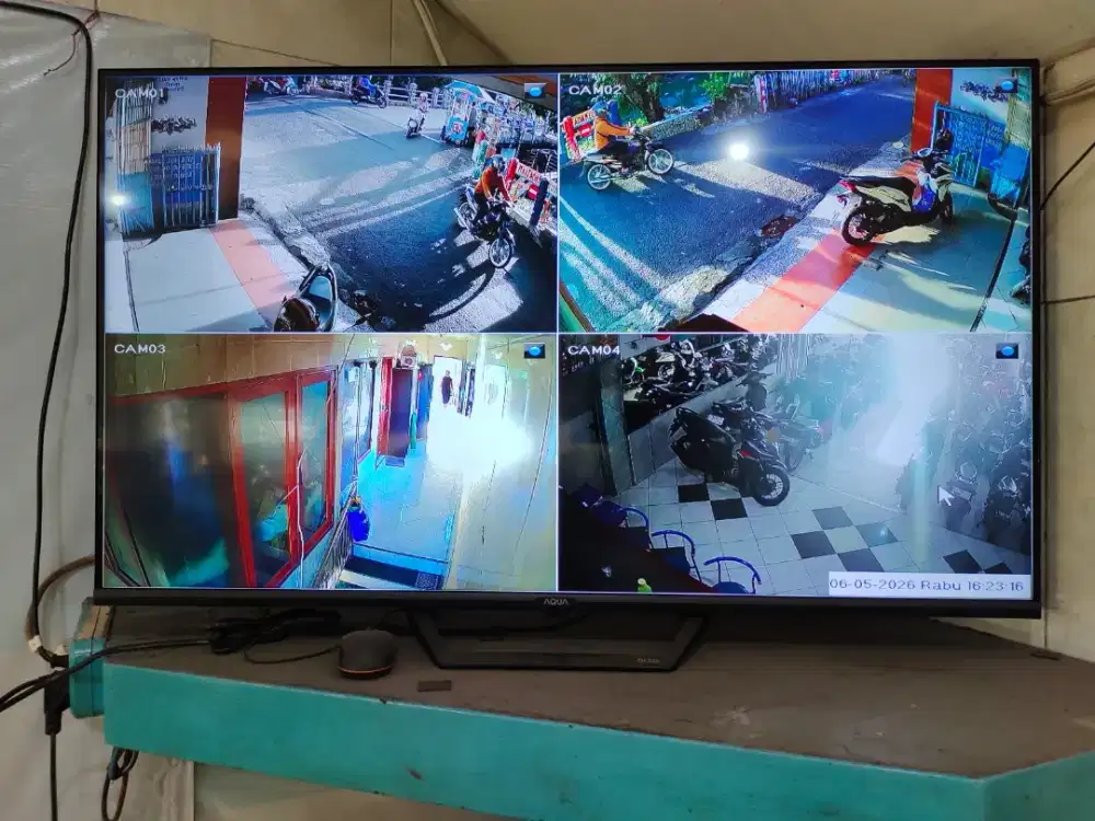 Kamera CCTV teknisi pasang kamera fullhd