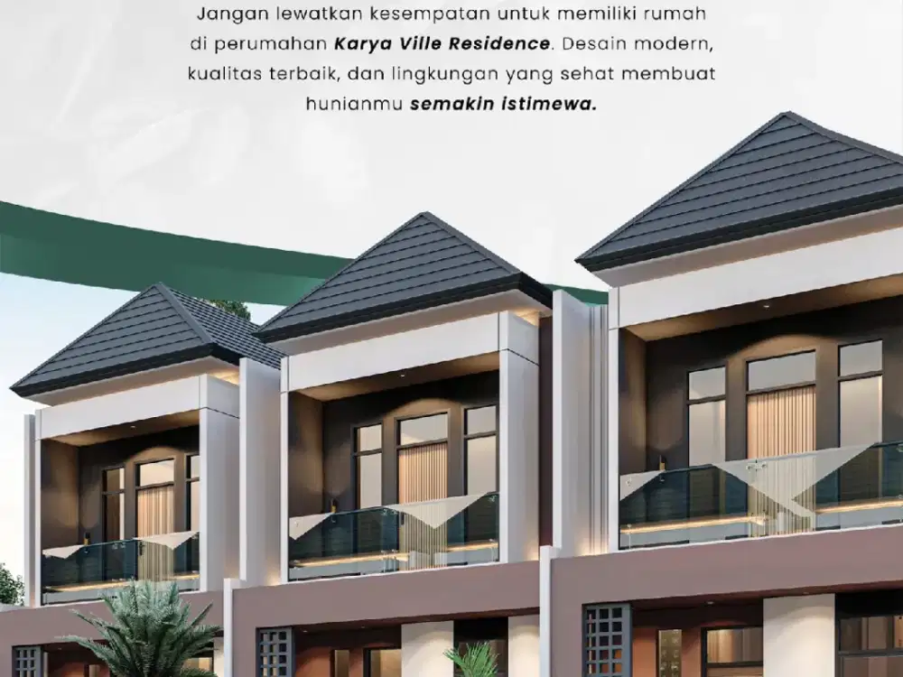 Dijual Rumah Baru Murah Siap Huni di Kota Medan