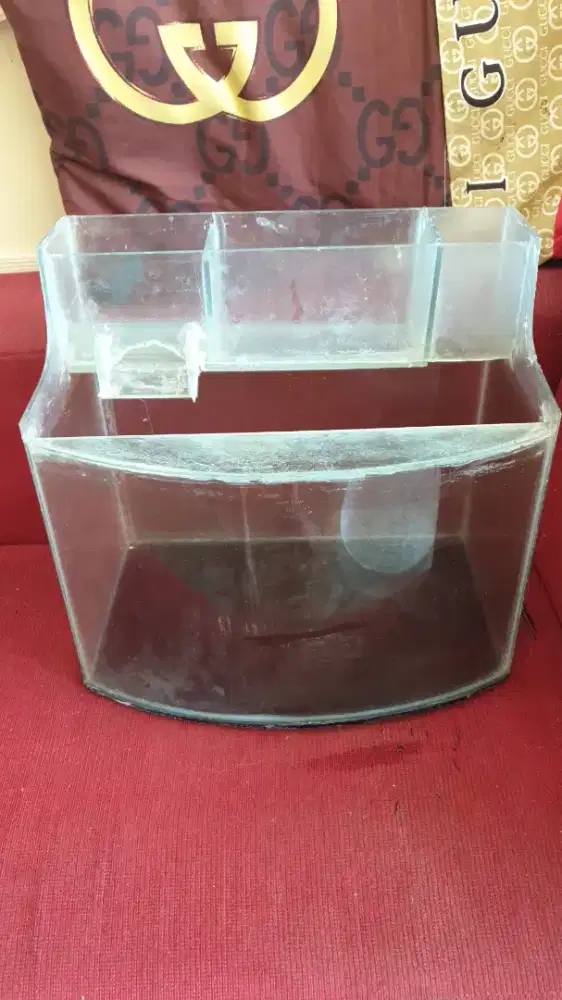 Aquarium oval kaca