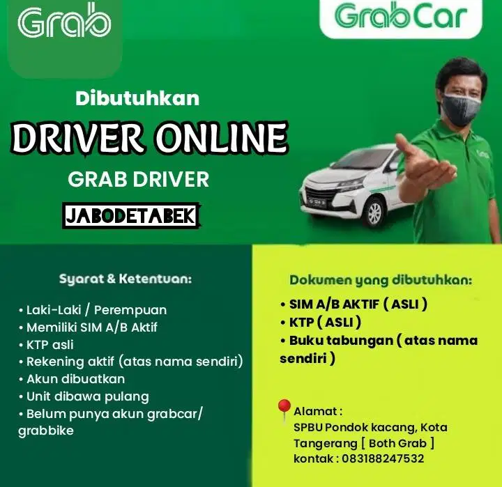 DIBUTUHKAN DRIVER
