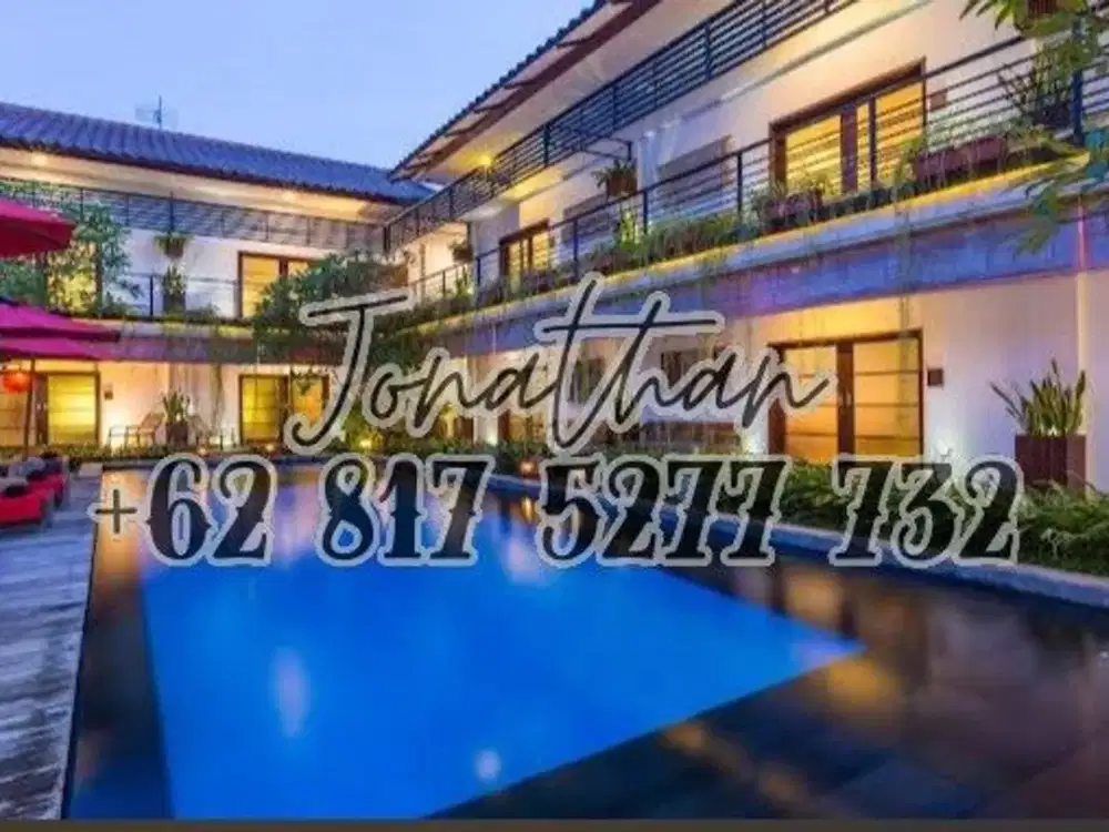 DIJUAL / FREEHOLD : Boutique Hotel Seminyak, Jln Saraswati, Seminyak - HTKHE