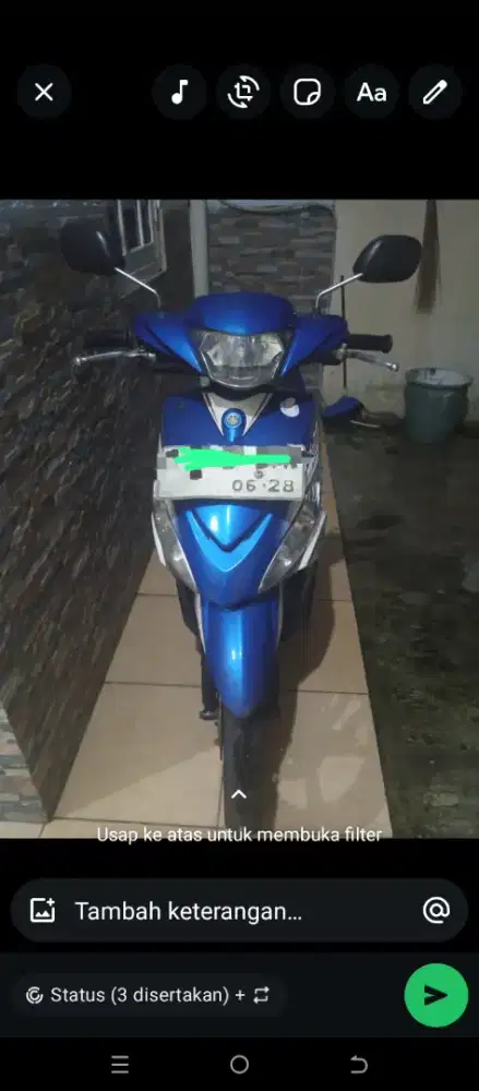 Jual motor Mio J tahun 2013