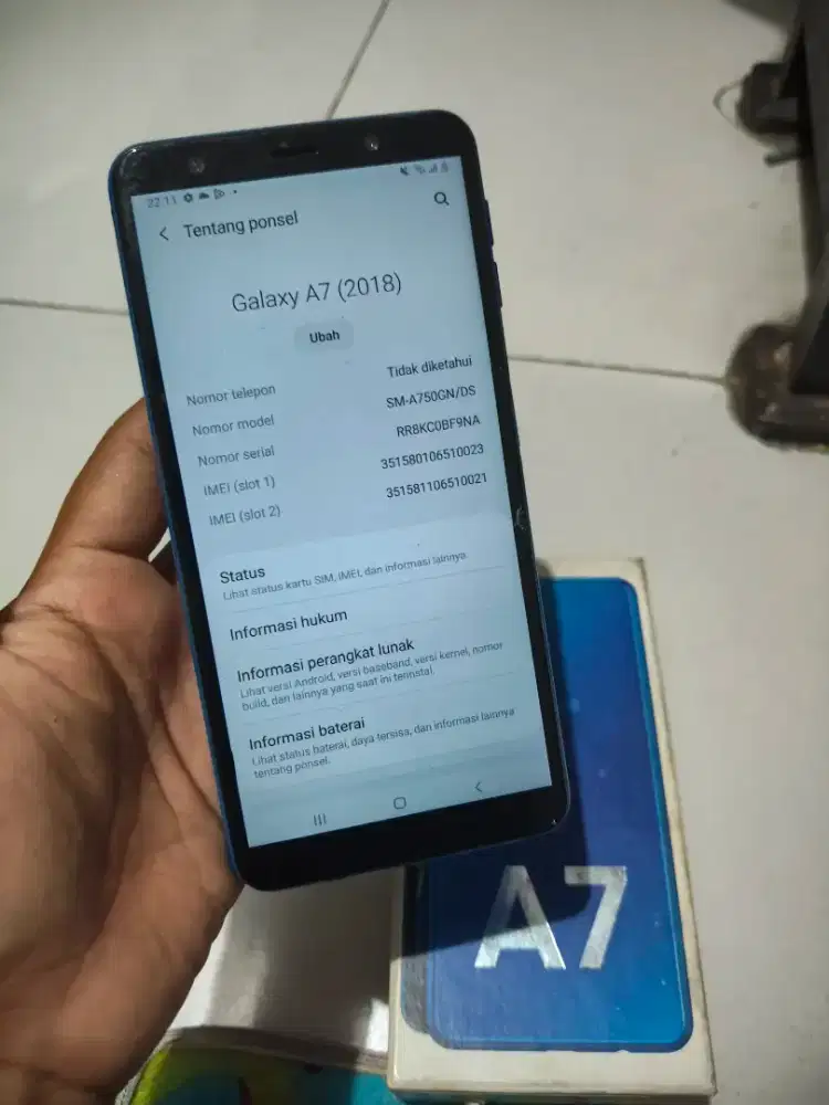 Jual cepat Samsung A7 Ram 4/64 Fullset