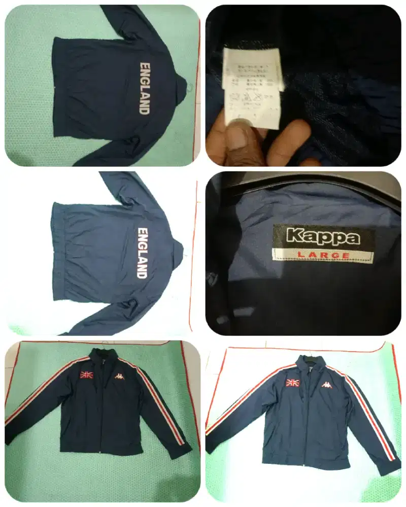 Jaket tracktop kappa England vintage