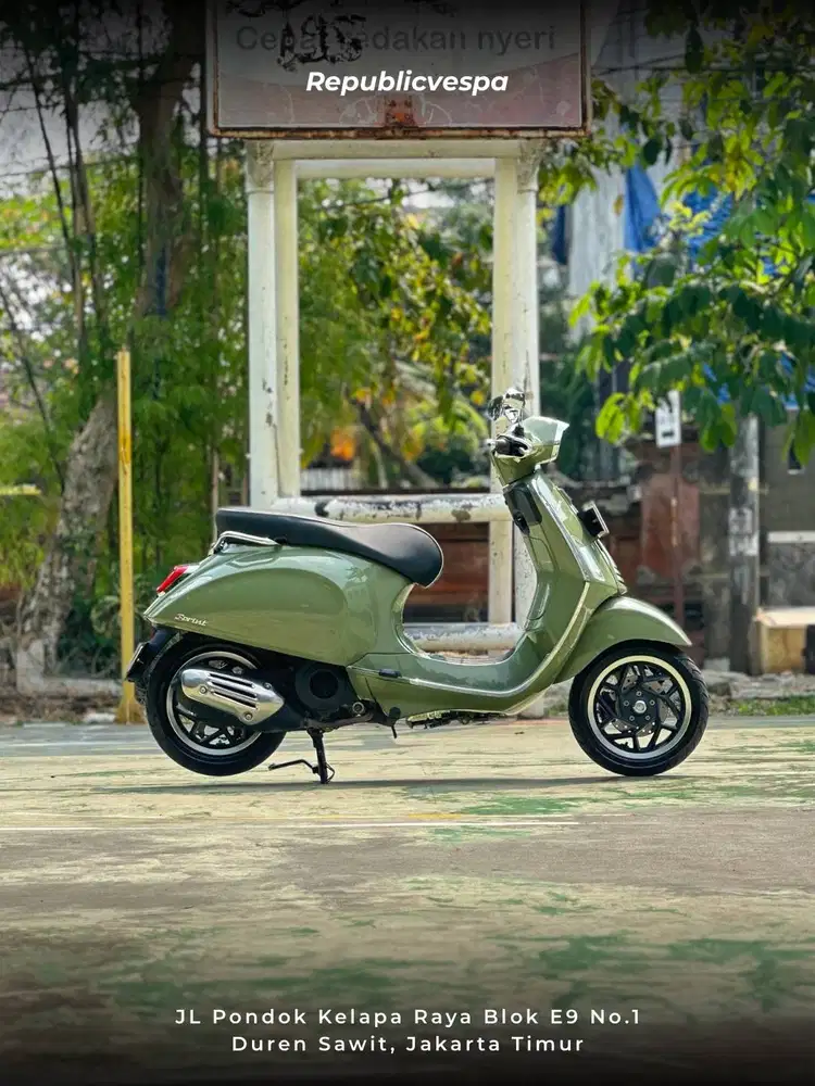PIAGGIO VESPA SPRINT 150 IGET ABS FACELIFT NEW MODEL TH 2024 GREEN