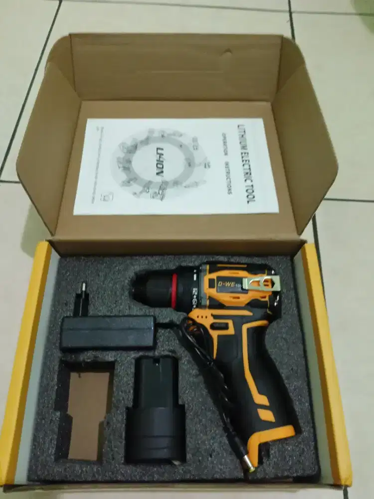 Bor Listrik D.WE(1 baterai) / Electric Drill D.W (1 battery)