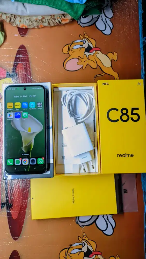 Dijual Realme C85 Ram 8/128 int (minus retak normal)