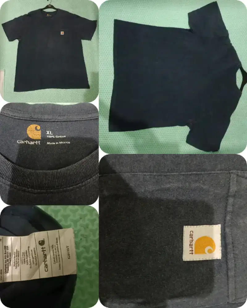 Kaos charhat pocket navy