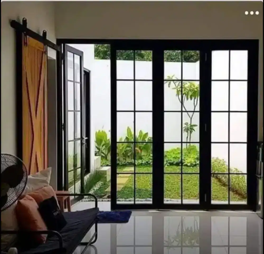 kusen aluminium pintu jendela plus ornamen
