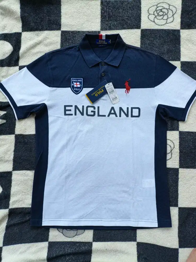 polo shirt ralph Lauren edisi england sport ori BNWT harga pas net