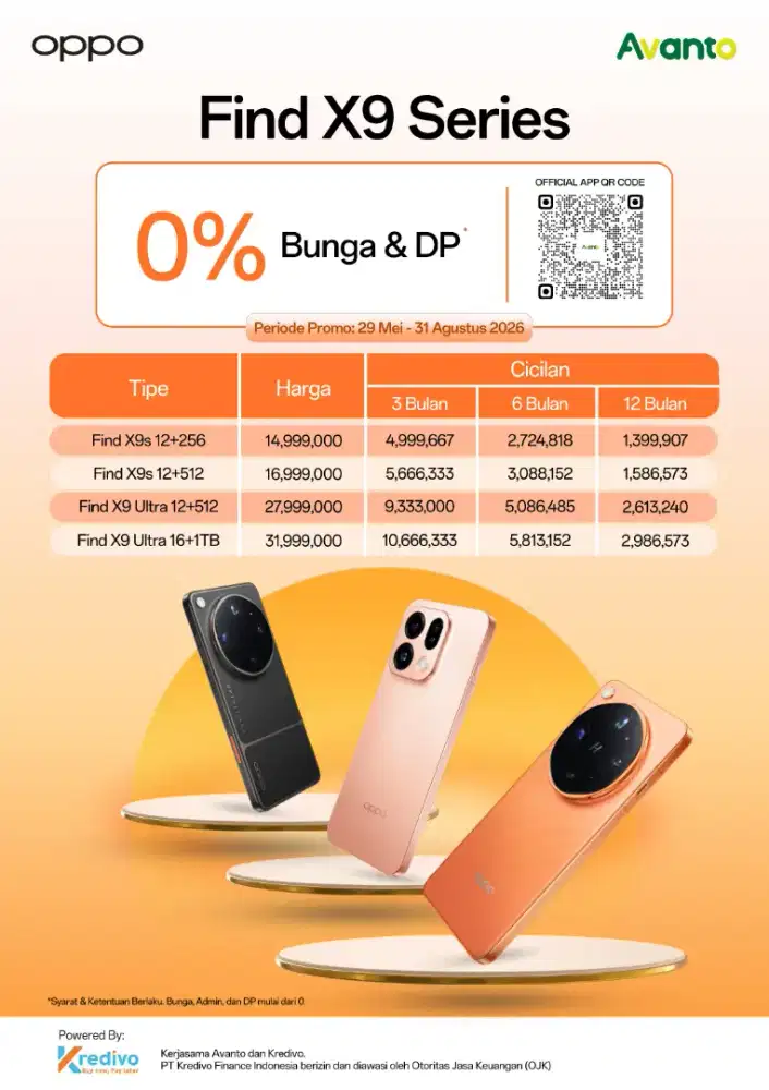 OPPO FIND X9 ULTRA 16/1TB PROMO TERMURAH