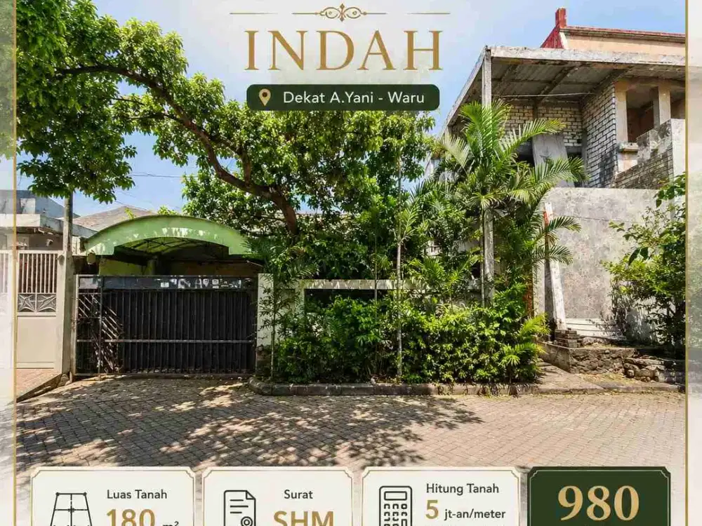 5 jt-an/mtr‼️Dijual Rumah Deltasari Indah