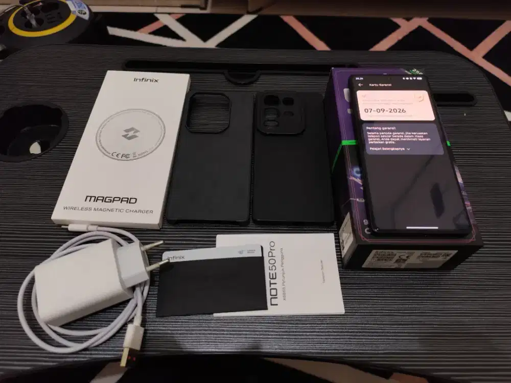 Infinix Note 50 Pro 8/256 Hitam Normal Fullset Garansi On