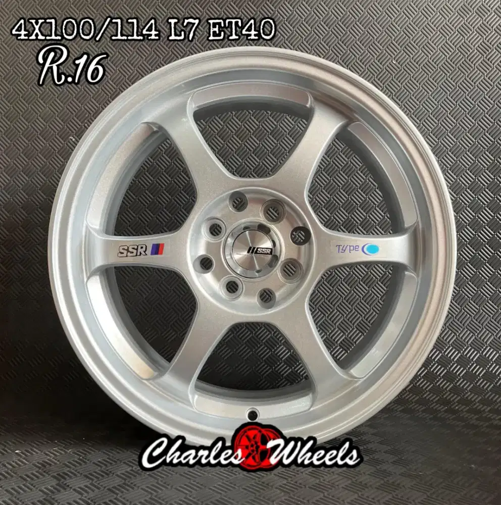 VELG SSR TYPE C RING 16 HYPER SILVER