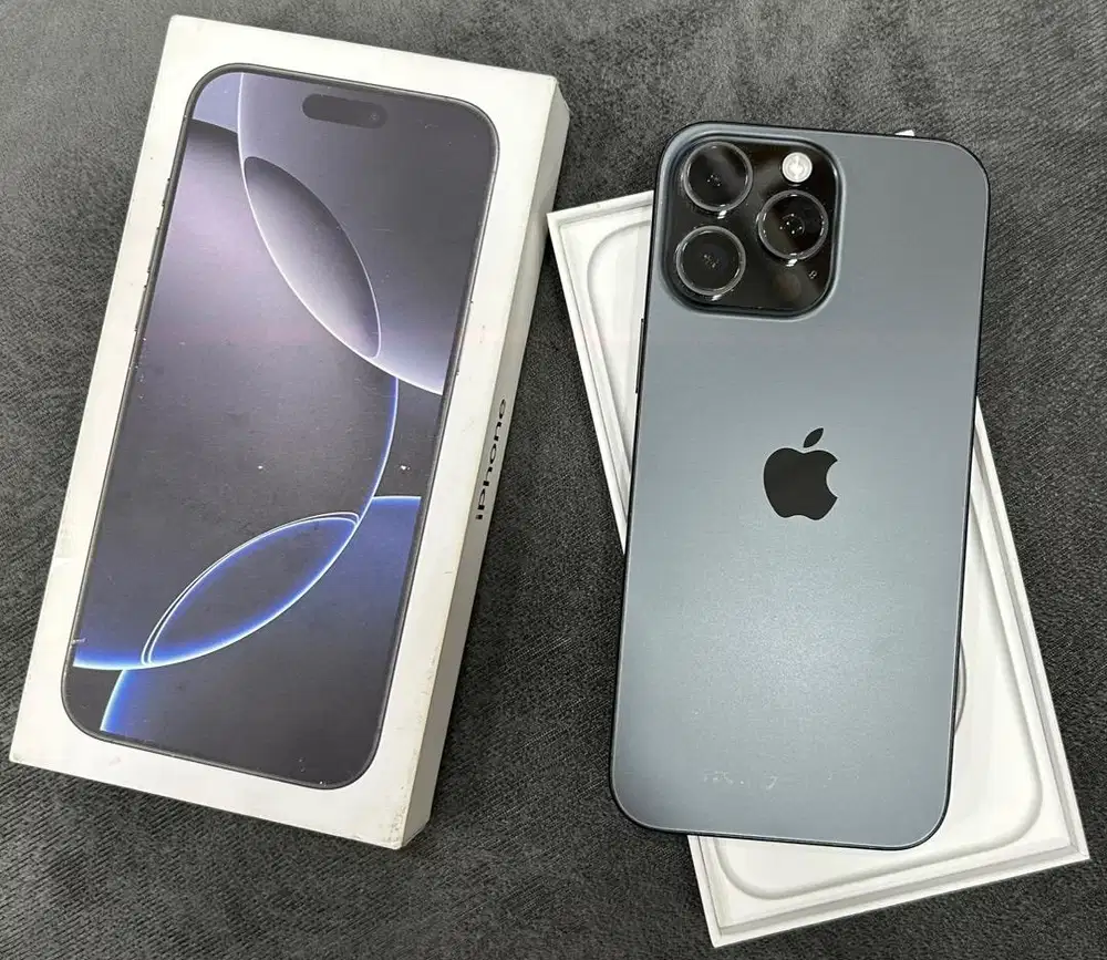 Iphone 16 Pro Max 256gb black Ibox normal fullset