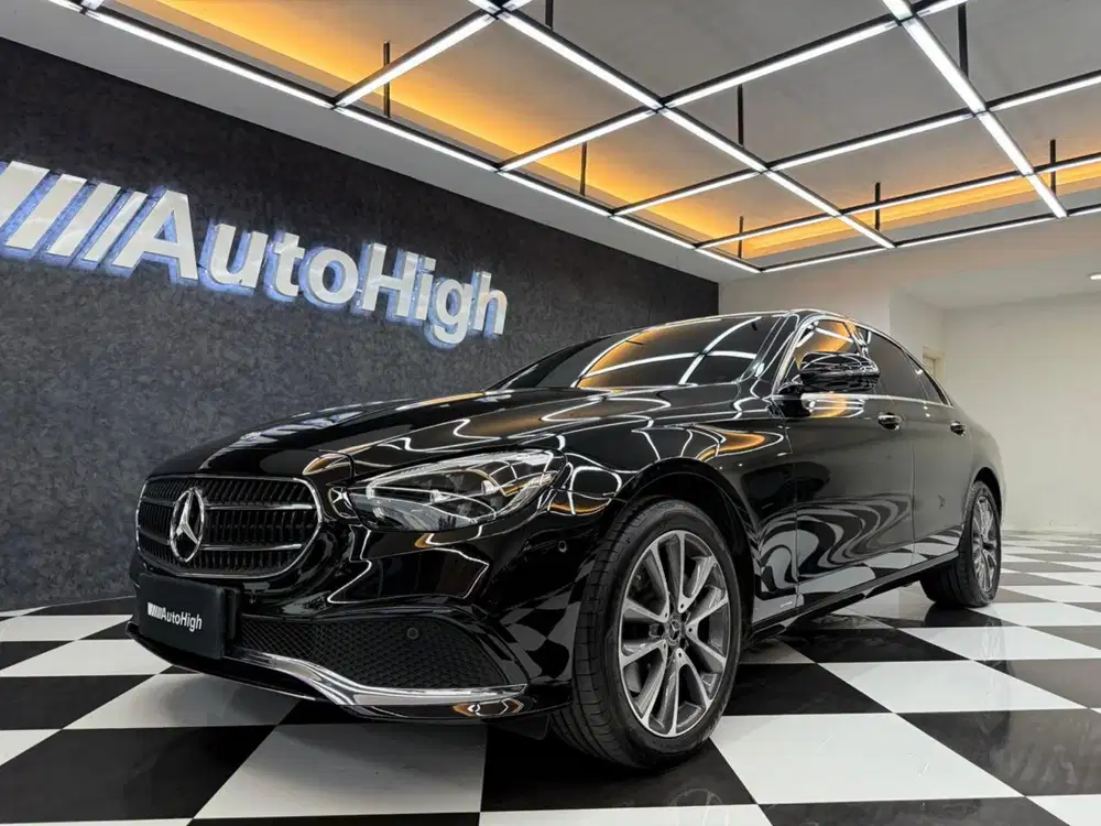 DP10% [Km4.000] E200 Avantgarde 2023 Black Reg 2024 #AUTOHIGH