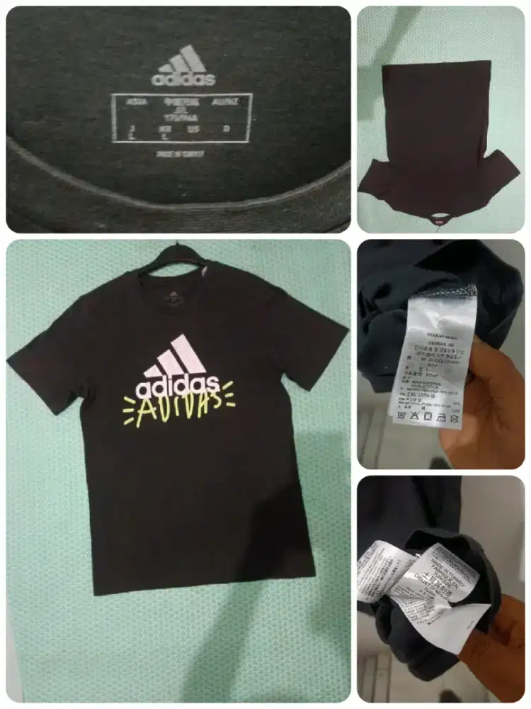 Kaos Adidas garis 3