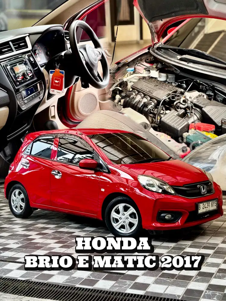 Honda Brio E AT Matic 2017 Kondisi Siap Pakai