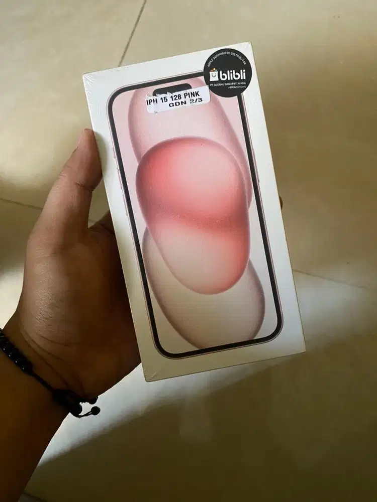 Iphone 15 128 pink segel new