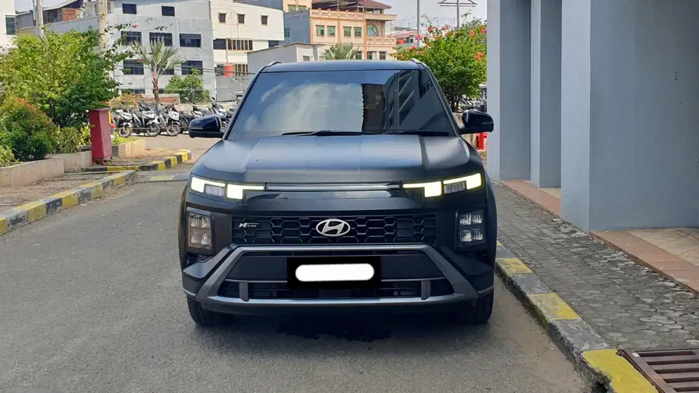 Km 10rb hyundai creta n line turbo 2025 black matte hitam