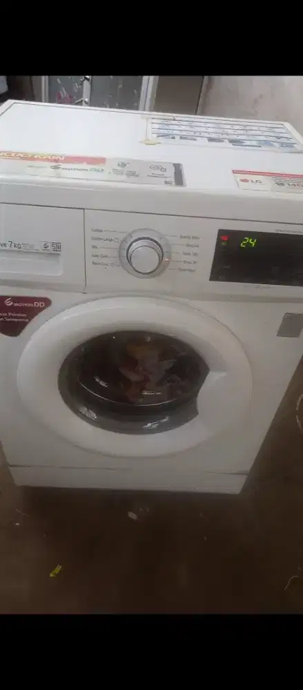 Mesin cuci bekas 7kg inverter