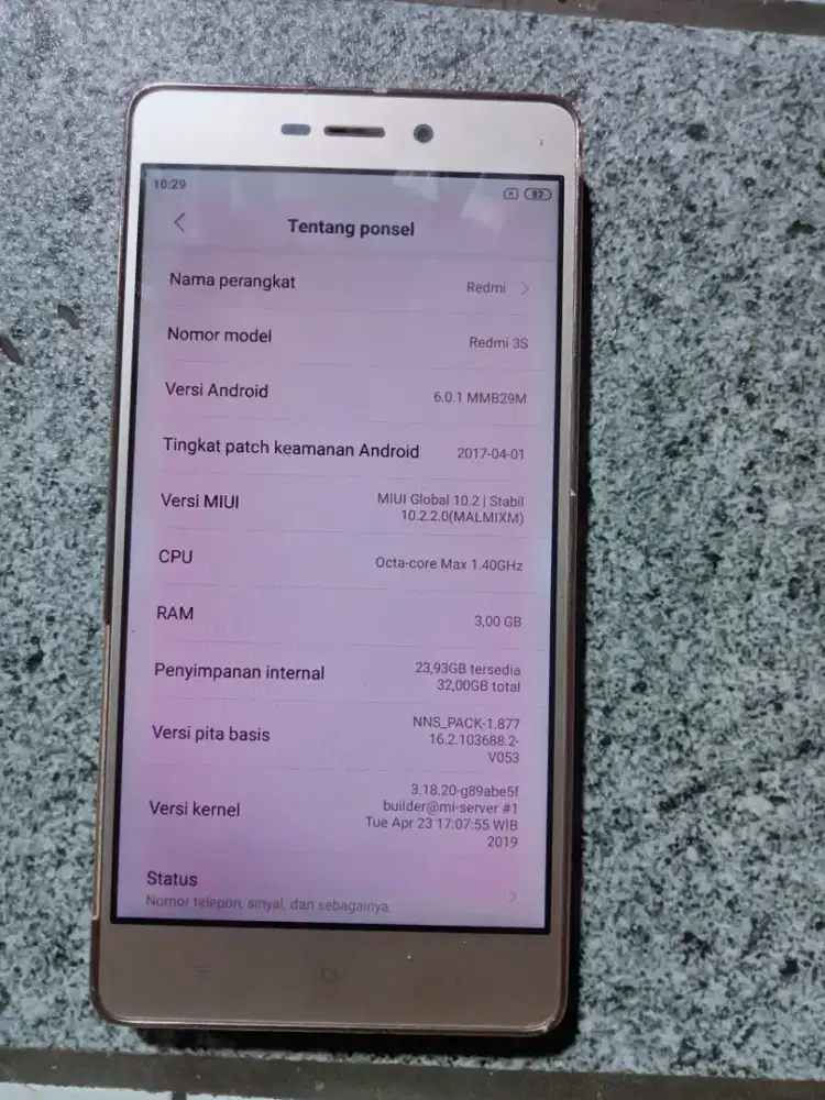 Redmi 3s ram 3/32gb