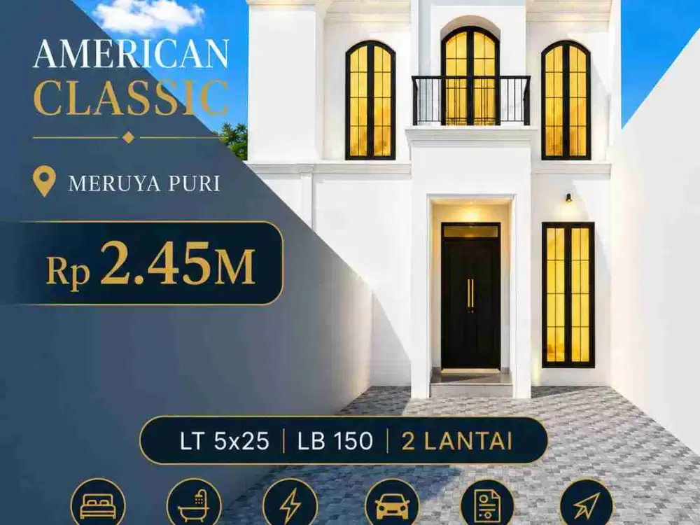 Wilson Rumah hunian 2 lantai american classic di meruya puri