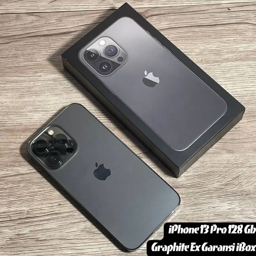 iPhone 13 Pro 128 Gb Graphite Ex Garansi Resmi iBox