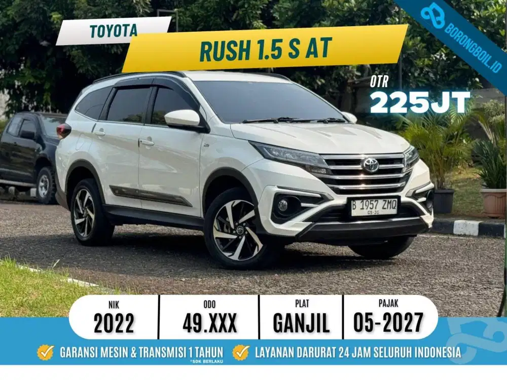 Toyota Rush 1.5 GR AT 2022 TERMURAH