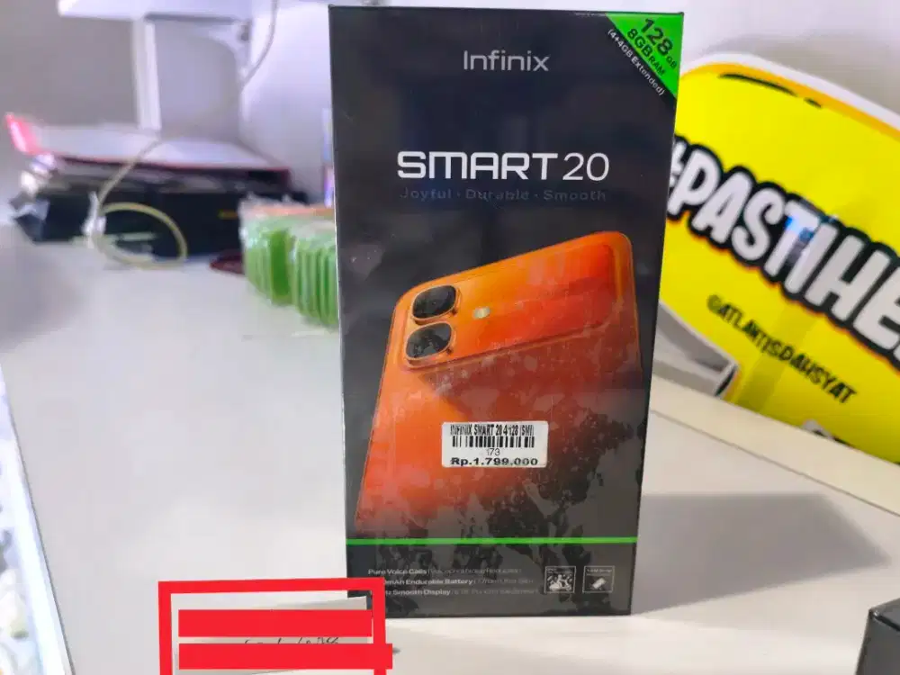 INFINIX SMART 20 RAM 4+4/128GB ATLANTIS DAHSYAT