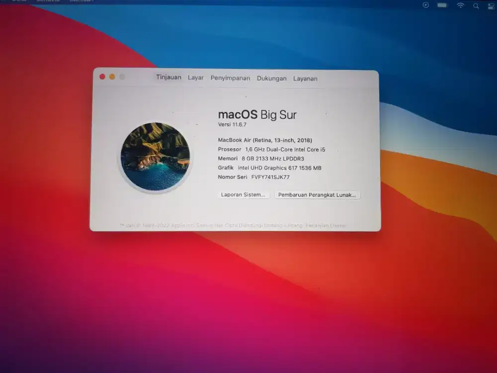 Macbook air 2018