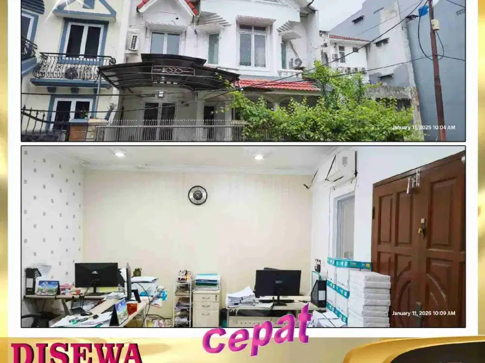 DISEWA  Siap Huni RUMAH 3 Lantai di Citra GArden 2Ext 
Cengkareng - Jakarta Barat