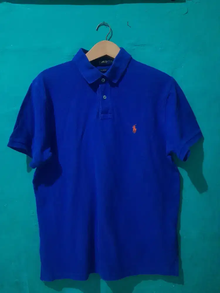 ralph lauren polo shirt men's blue