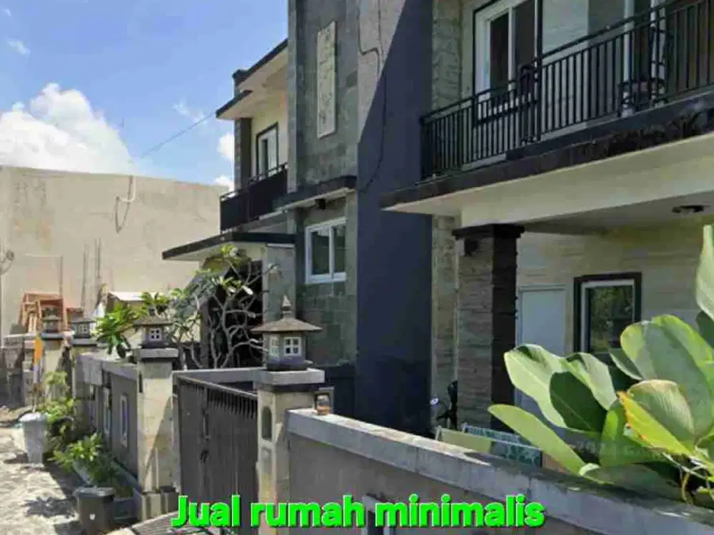 Jual Rumah view sawah di area Antasura, jln cekomaria Peguyangan Denpasar Bali