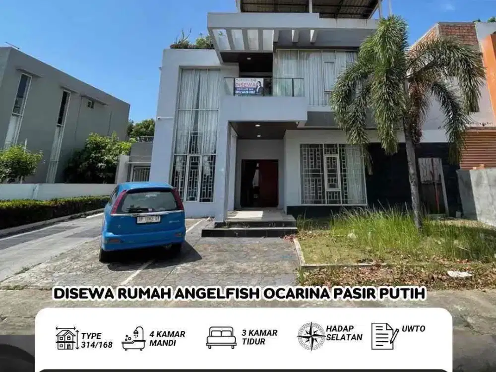disewakan Rumah Angelfish Ocarina