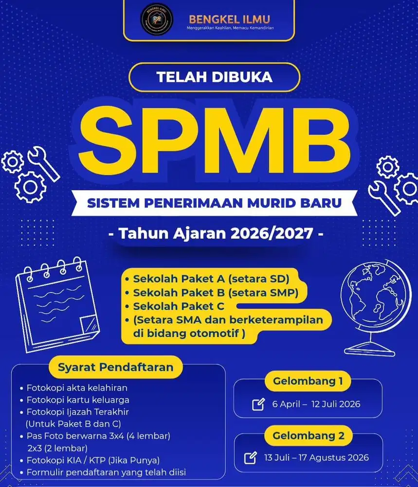 Sekolah Paket ( Non Formal )