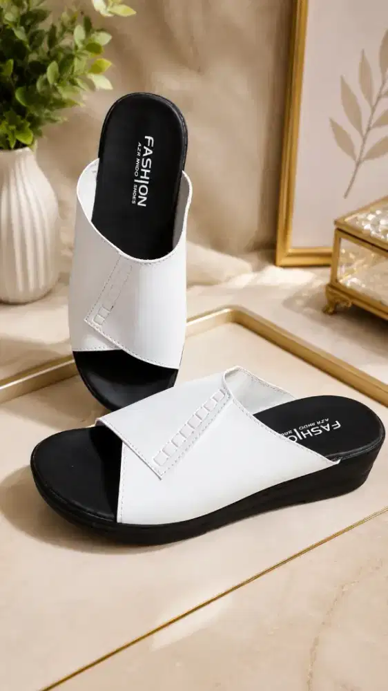 Sandal Wanita Fashion Putih Elegan