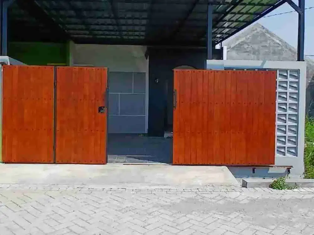 Rumah baru siap huni Candinegoro Wonoayu Sidoarjo jalan lebar SHM