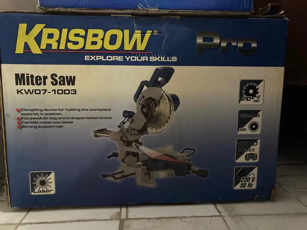 Mesin Potong KRISBOW miter saw  KW07-1003