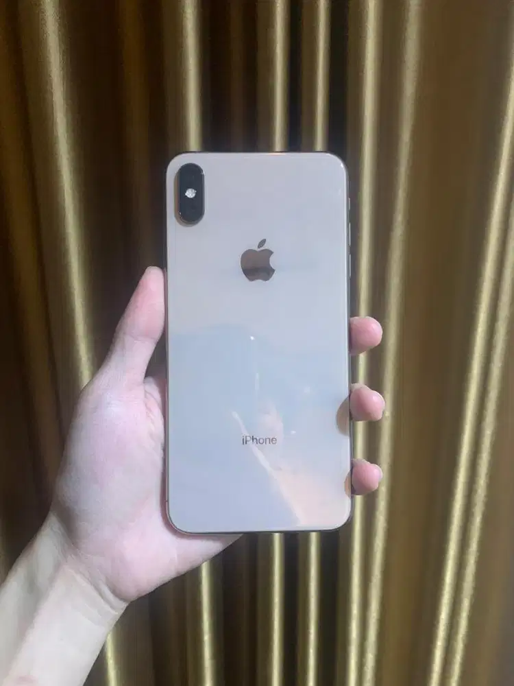 iPhone XS Max Gold 512GB Full Fungsi Kondisi Terawat Siap Pakai
