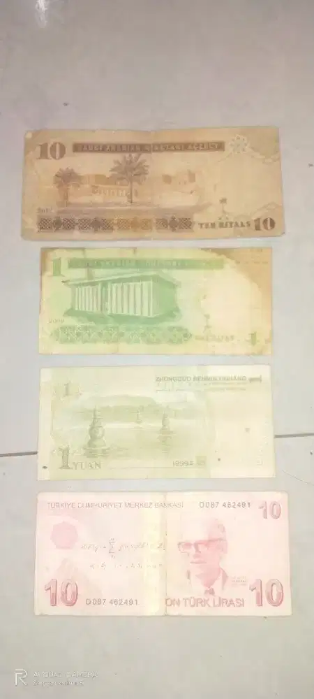 UANG KERTAS ASING LANGKA
