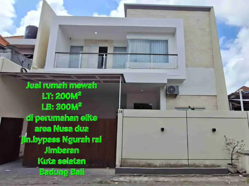 For sale two story house, near Azko & Nusa dua Square jln bypass ngurah rai Jimbaran Badung Bali