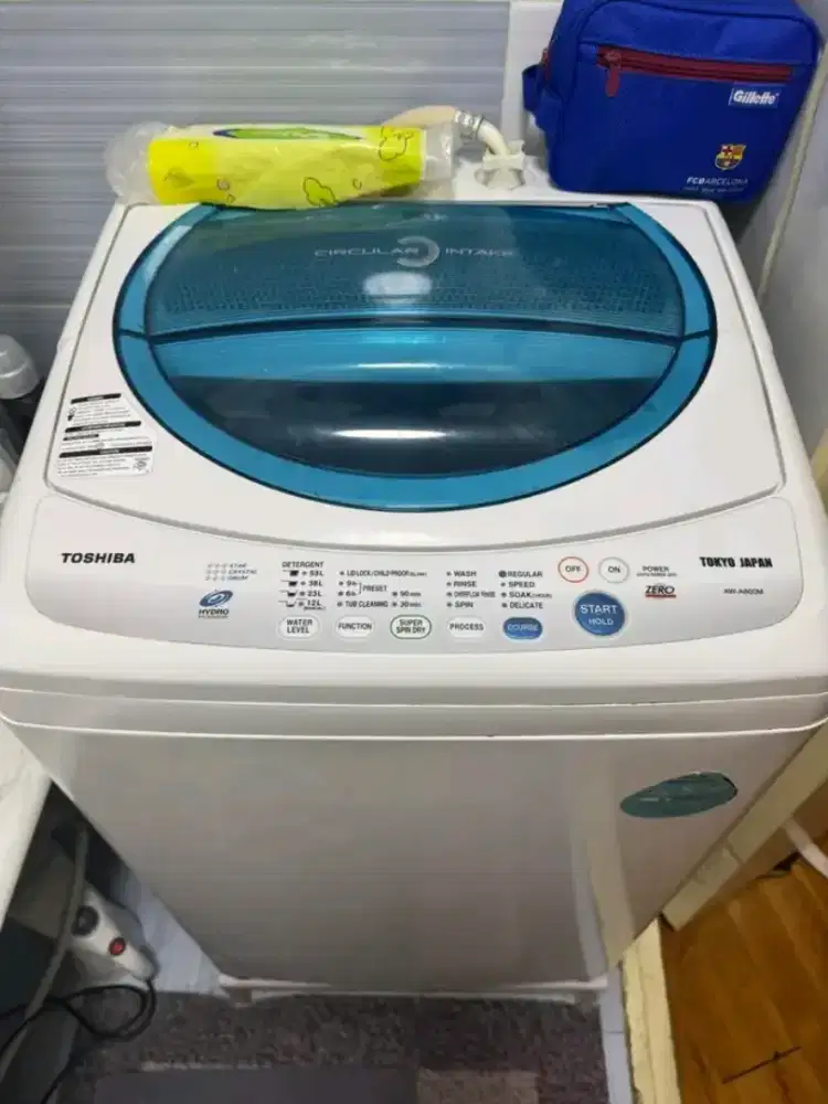 JUAL MESIN CUCI MEREK TOSHIBA 8 KG. NORMAL